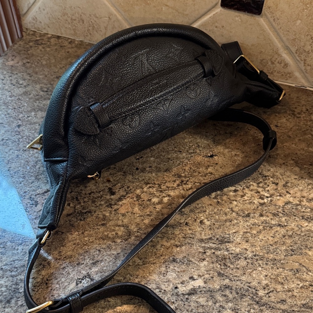 Louis Vuitton Black Embossed Belt Bag - Picture 3 of 8